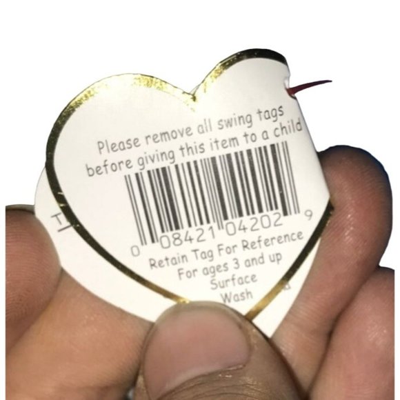 Vintage 1998 TY Beanie Original Baby Blue Jay Bird Named Rocket - Picture 8 of 8